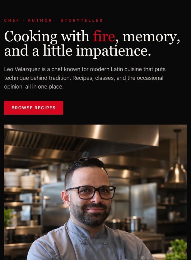 Screenshot of Chef Leo