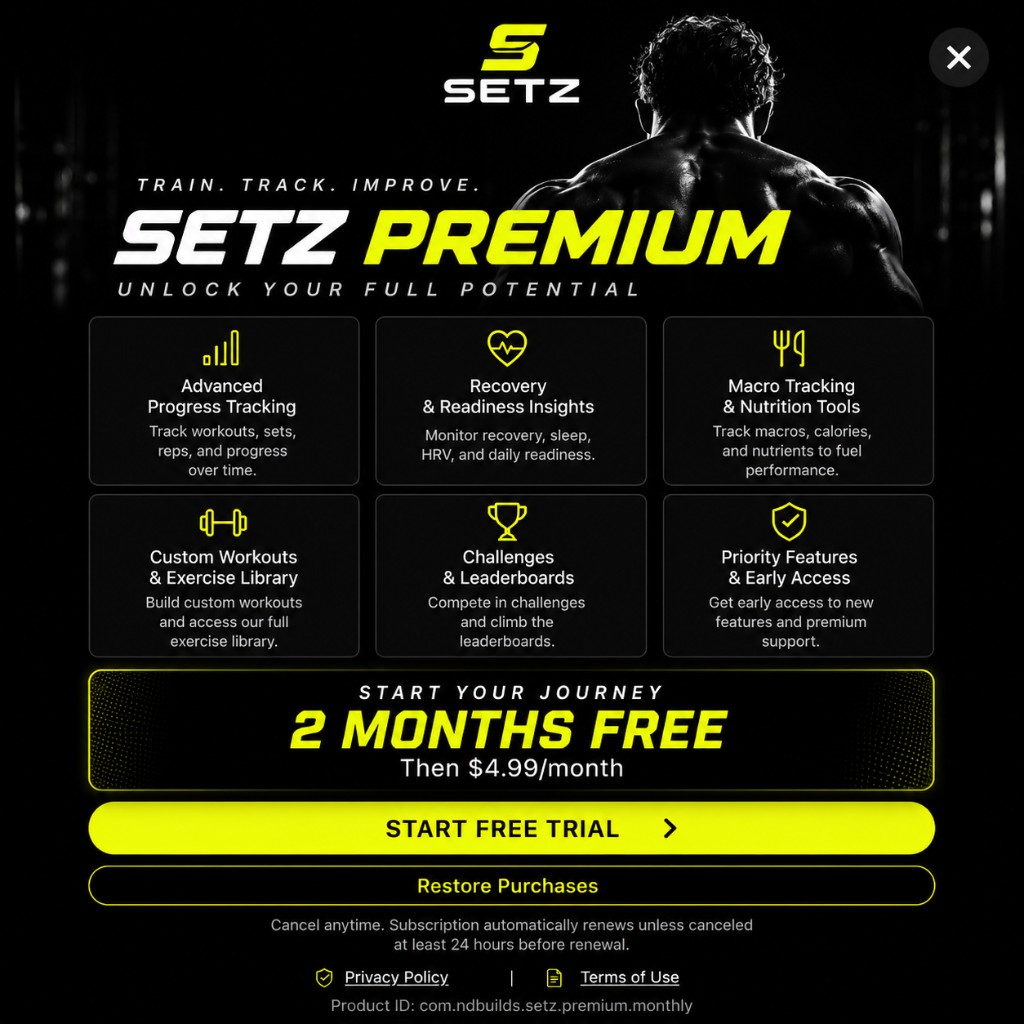 SETZ website designed by Nogueras Designs (ND.Builds)